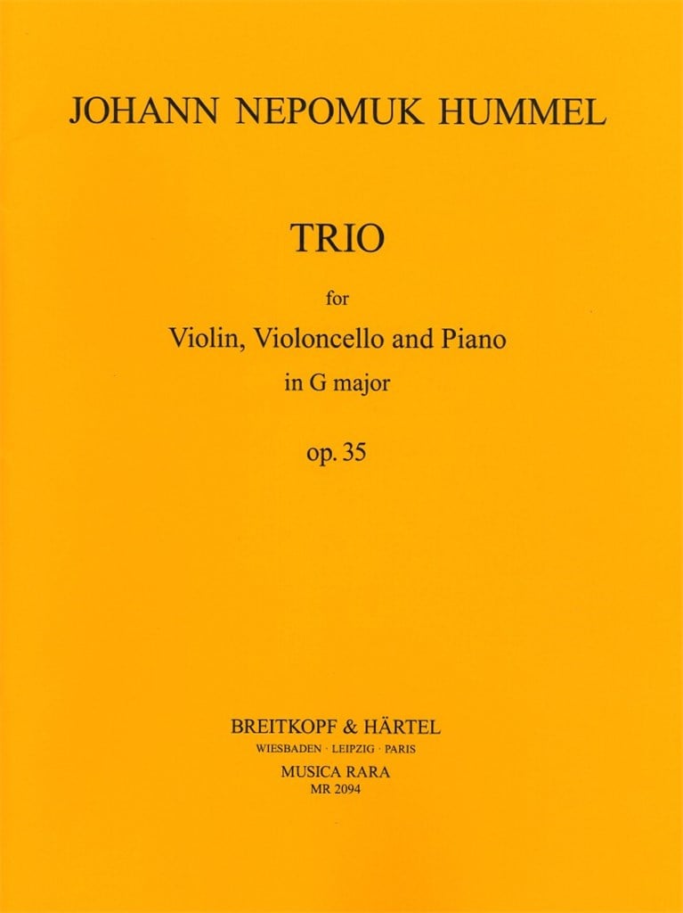 Klaviertrio G-dur op. 35